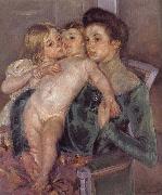 Mary Cassatt Kiss oil